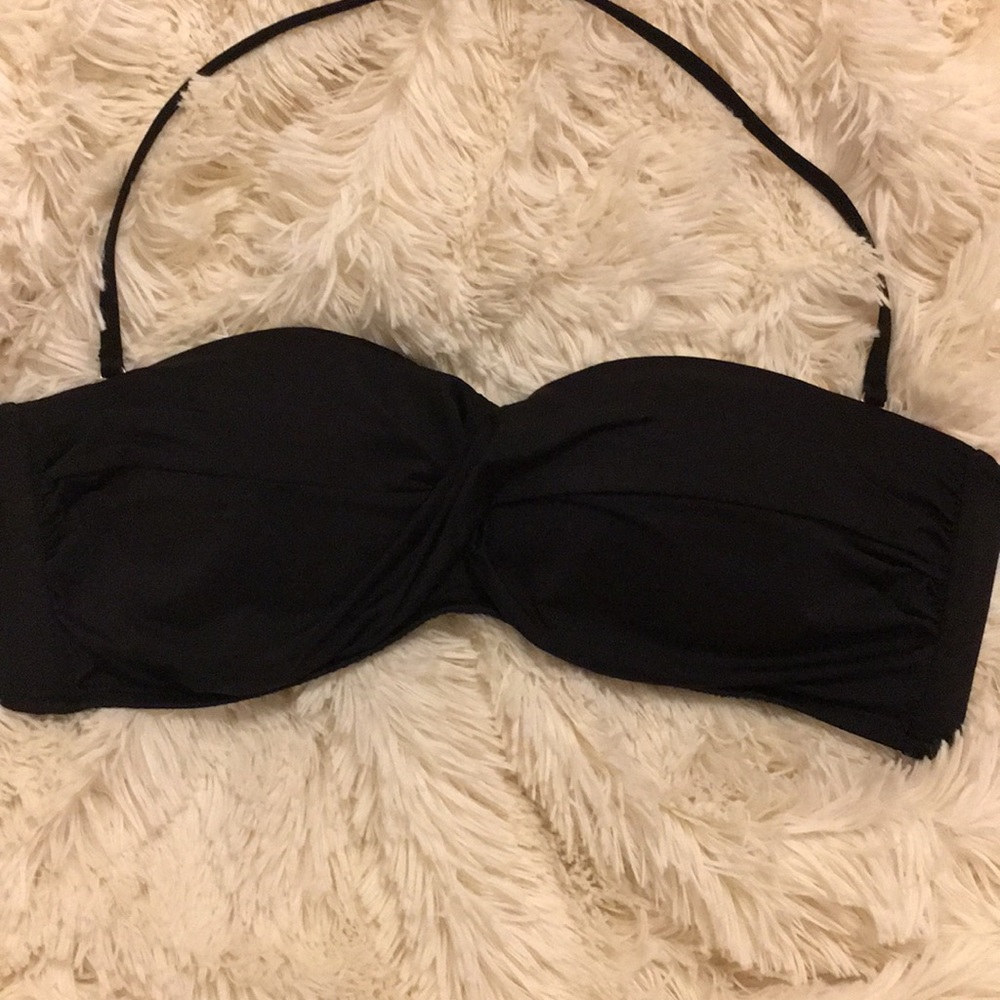 Bandeau Black Bikini Top